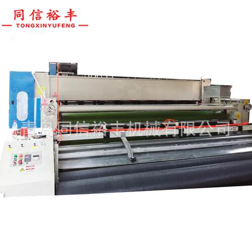 供应滴塑基布、高克重针刺地毯点塑基布专用梳理机、高速针刺机