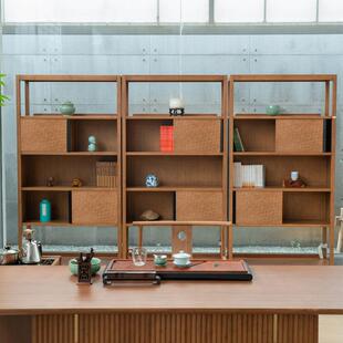 祥福无极书架置物架落地简易客厅分层收纳架子多层家用房间储物柜