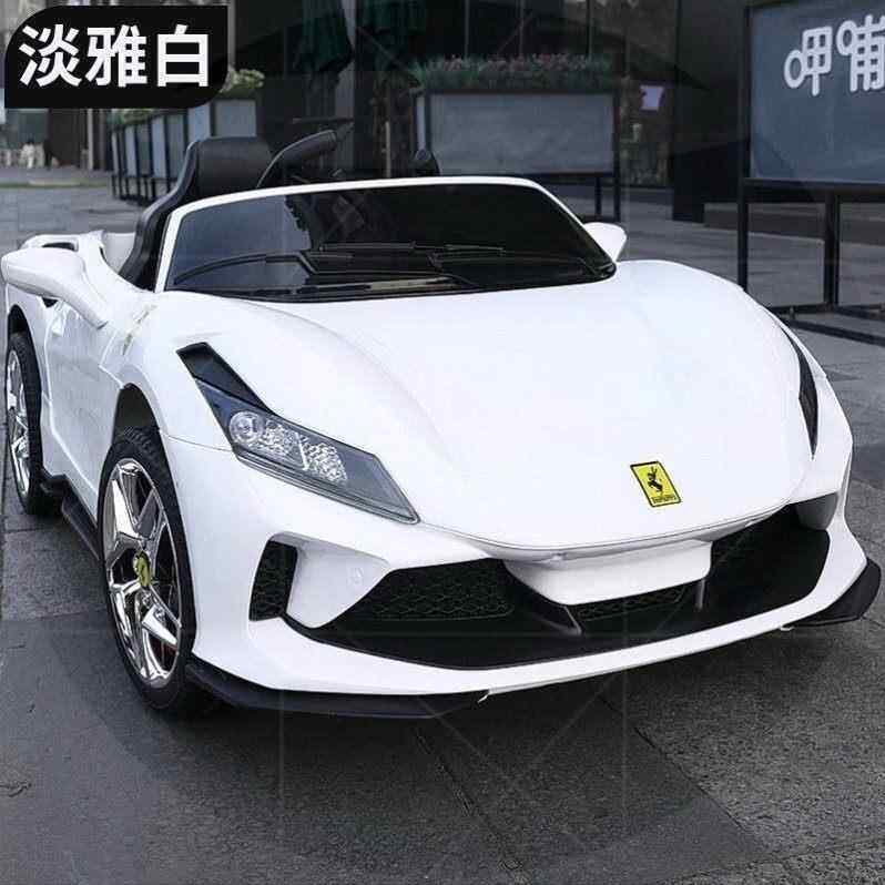 正品儿童玩具车电带动玩具车宝宝可坐人遥玩控蓝跑车四驱色可充电