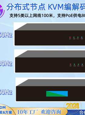 NH-TECH显示屏分布式节点HDMI4K数字矩阵KVM综合管理平台拼接屏