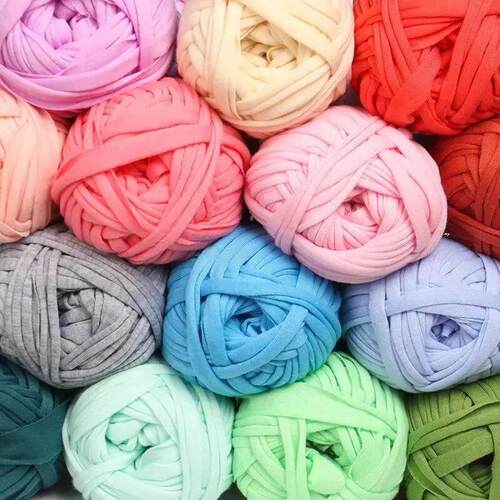 100g/ball 2cm Thick Cloth Yarn for Crochet Soft Colored Yarn