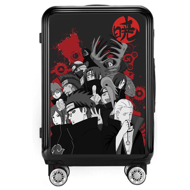 正品火影忍者行李箱潮流男中学生通卡动漫周边拉杆箱女爱可韩ins