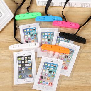 Custom LOGO Colorful PVC Phone Waterproof Pouch, High Clarit
