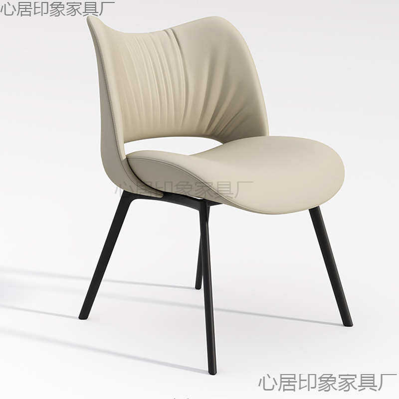 意式极简椅子轻奢高级感设计师凳子餐厅家用靠背椅高端网红餐椅,住宅家具,餐椅,淘宝优惠券,粉丝福利购,淘宝优惠卷