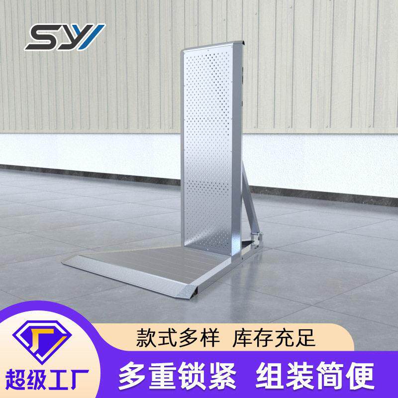 工厂直供铝合金防暴栏45°拐角防护栏不锈钢密封栏户外隔