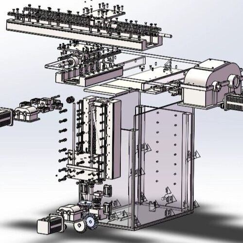 机械设计主轴箱夹具模具三维SolidWorks代画UG数控车辆工程机器人