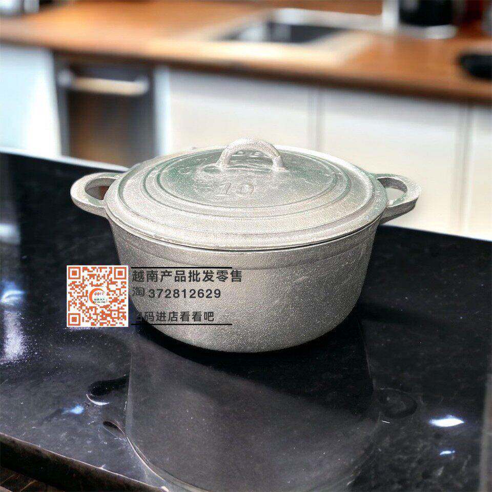 越南手工铝制锅具 加厚传统老式铝锅 家用Cao Cp汤煲