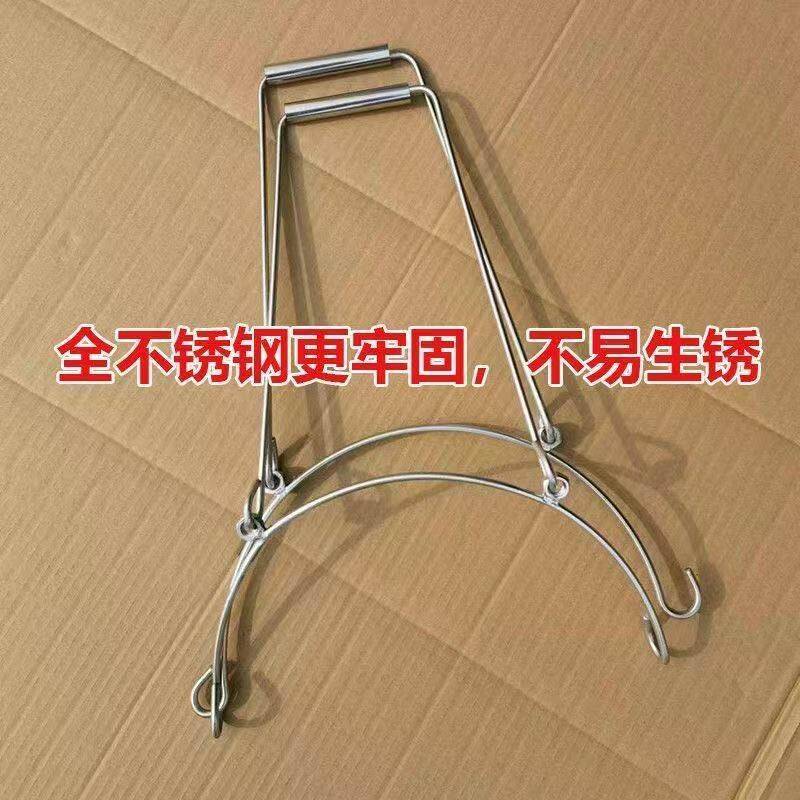 抬酒坛神器搬酒坛提酒坛神器提酒器手加粗不锈钢50斤酒坛搬运工具