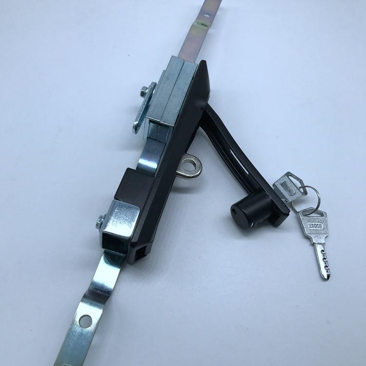 MS828L-3G黑三点挂锁连杆锁，电柜门锁，配电箱门锁，机箱机柜锁