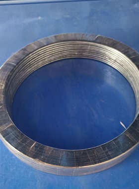 6E3X法兰金属石墨缠绕密封垫片基本圆型加厚大高压温蒸汽管道配件