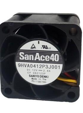 SanAe山洋高40XZW28直流9HVA041W2P3J001转速高风压12Vc轴流风扇P
