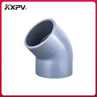 CPVC45弯头 排水管件 化工国标塑料半弯给水管道供应