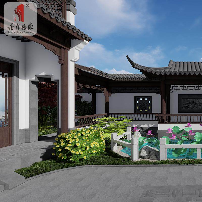 古建门套楼门线砖中式仿古仿砖青文化砖古街804牌坊门楼垭口线门