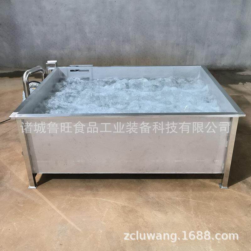 白条鸡鸭去血渍气泡清洗机 冻产品解冻机 净菜加工洗菜机