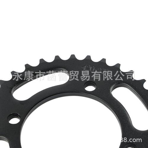 420/42028链套420链条4件20-37条T齿轮盘链轮齿轮4420-14T齿轮