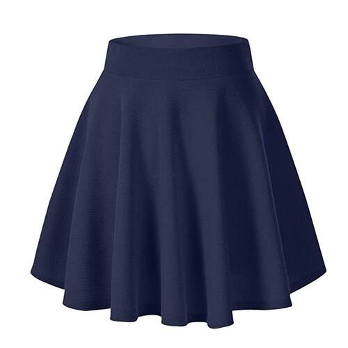 Ladies' elastic trumpet shaped short skirt mini skateboard