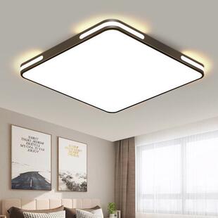 正方形卧室灯简约现代大气书房家用客厅led吸顶灯具 北欧2026新款