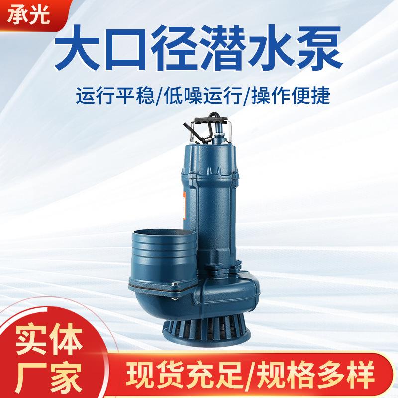 三项单相大口径清水污水潜水泵农田灌溉大河提水雨水天院子快排涝