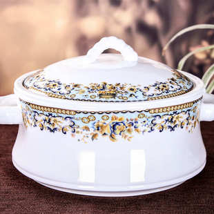 彩批发套装餐具头中式56景德镇釉骨瓷陶瓷器下吃饭碗碟家用碗盘子