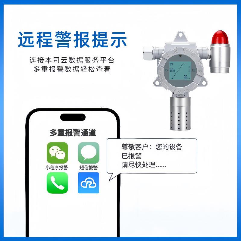 粉尘噪音温湿度四合一报警器 工业车间 粉尘浓度噪声监测显示仪