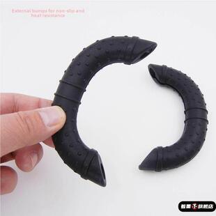 老式铁锅双耳防烫手柄硅胶锅耳套隔热铁把套手工手把套加厚耐高温