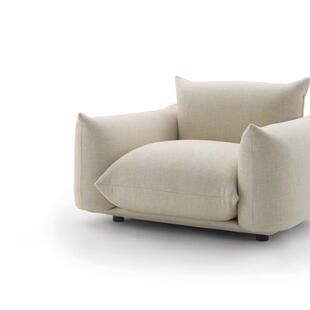 新款 设计师创意立体造型民宿客厅大型任意组合绒布大平层休闲沙发