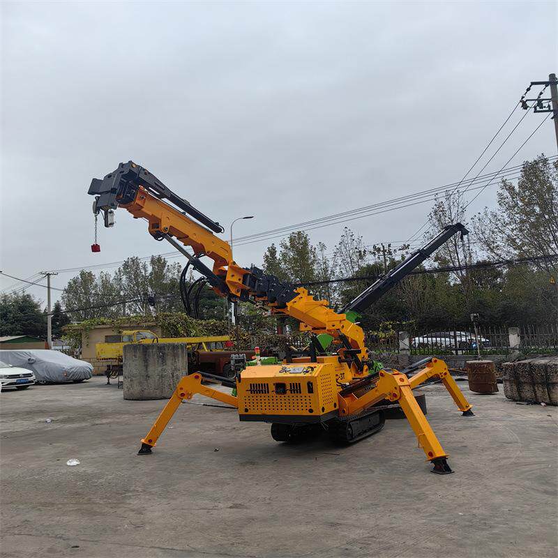 高空小型履带式蜘蛛吊自行走可遥控工地工程施工折臂履带蜘蛛吊