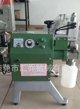 5MM拉链上胶机滚轮式调速上胶机气动式沿边过胶台宇牌胶水机