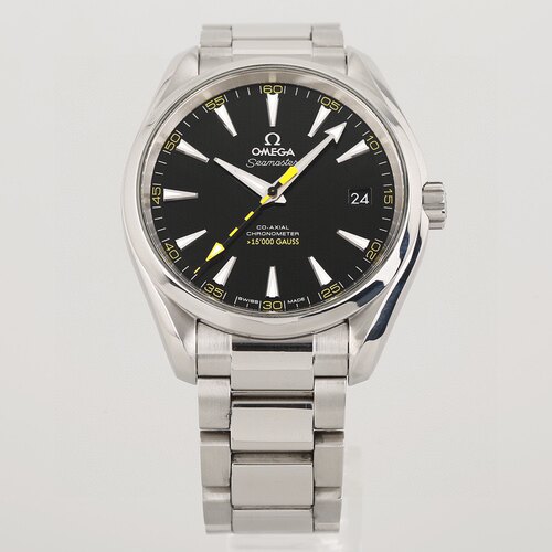 一口价9.8新欧米茄大黄蜂海马男表231.10.42.21.01.002自动机械表