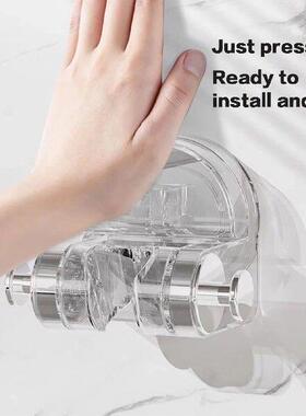 Wall Mount Shower Head Holder Height Adjustable Shower Wand