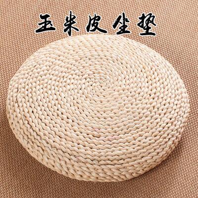 圆形草席子垫子草编榻榻米蒲草打坐垫大号亚麻编织多功能布艺茶几
