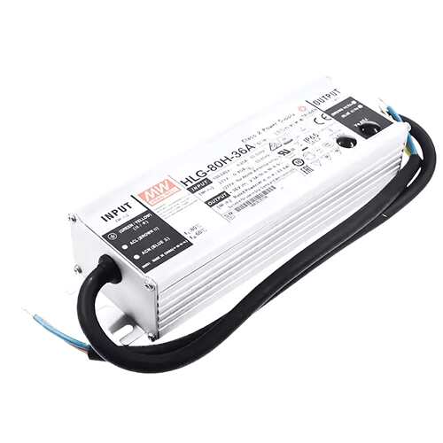 明纬电源 HLG-80H-20A 60W恒流型+恒压型LED驱动器