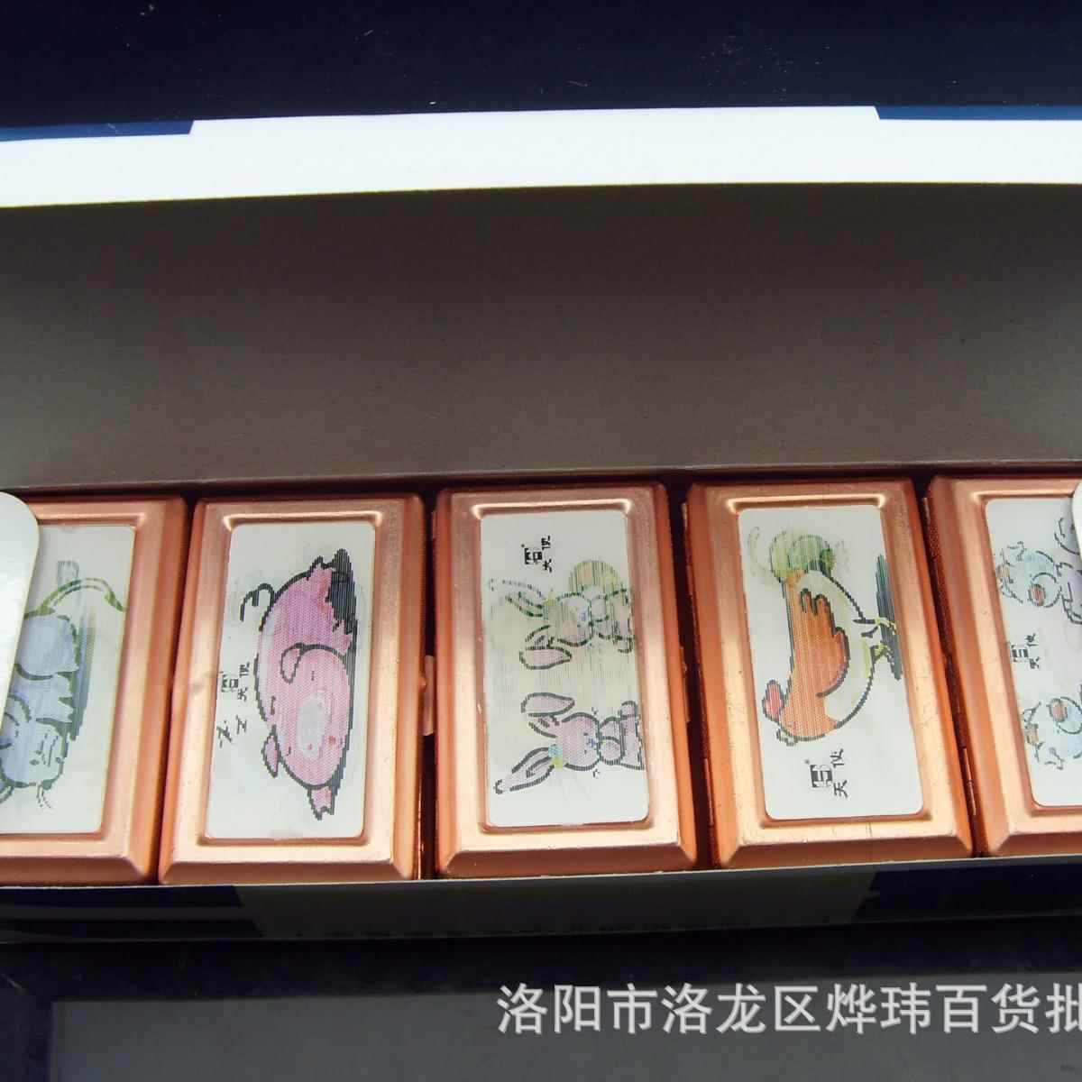 天使牌金属盒刀架 双面刀片刮胡刀 剃须刀架一盒10只装不带刀片