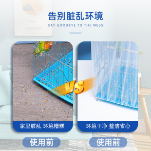 鸟笼罩子防溅撒网纱笼布玄凤虎皮鹦鹉鸟笼子防尘蚊子罩衣网纱罩布