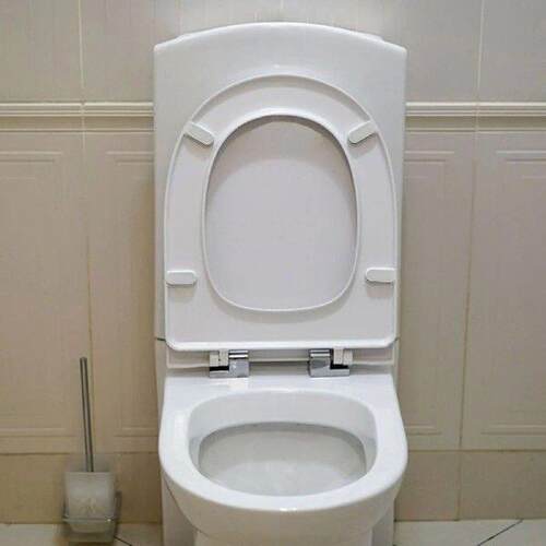4pcs Toilet Seat Bumpers Clear Silicone Noise Reduction