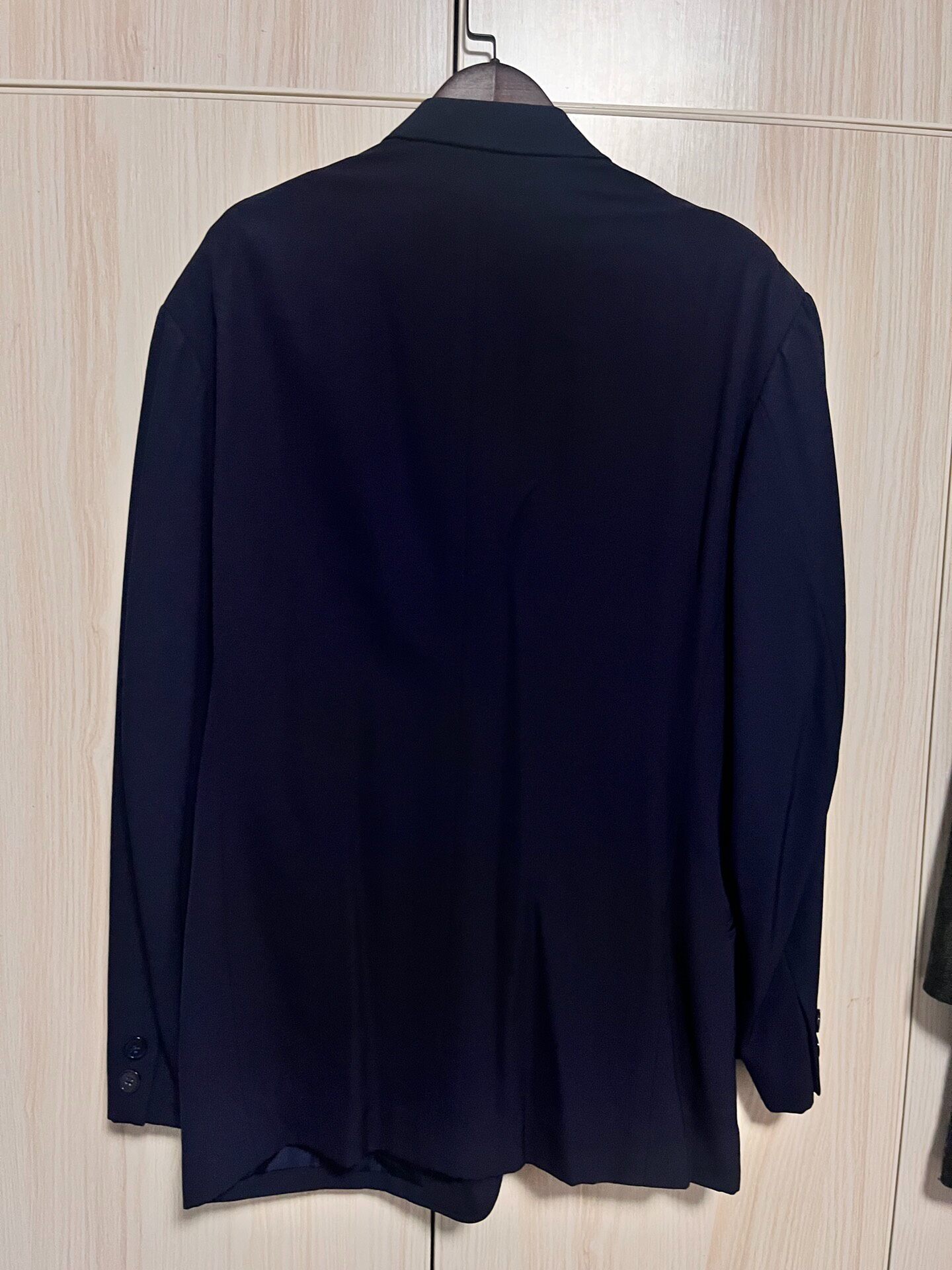 Yohji Yamamoto 90s Cat Embroidery Blazer — back
