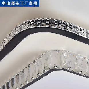 2025新款 LED水晶吸顶灯中山灯现代简约卧室餐厅灯房间客厅吸顶灯