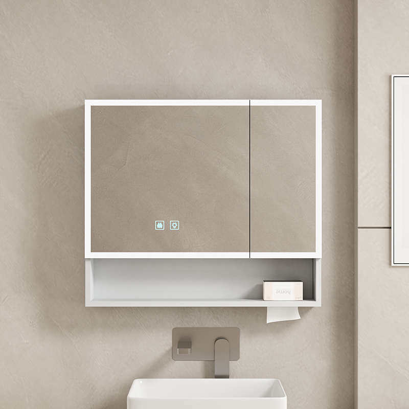 6R加厚太空铝智能浴室镜柜灯光除雾挂墙式卫生间收纳置物架储物镜,家庭/个人清洁工具,浴室镜,淘宝优惠券,粉丝福利购,淘宝优惠卷