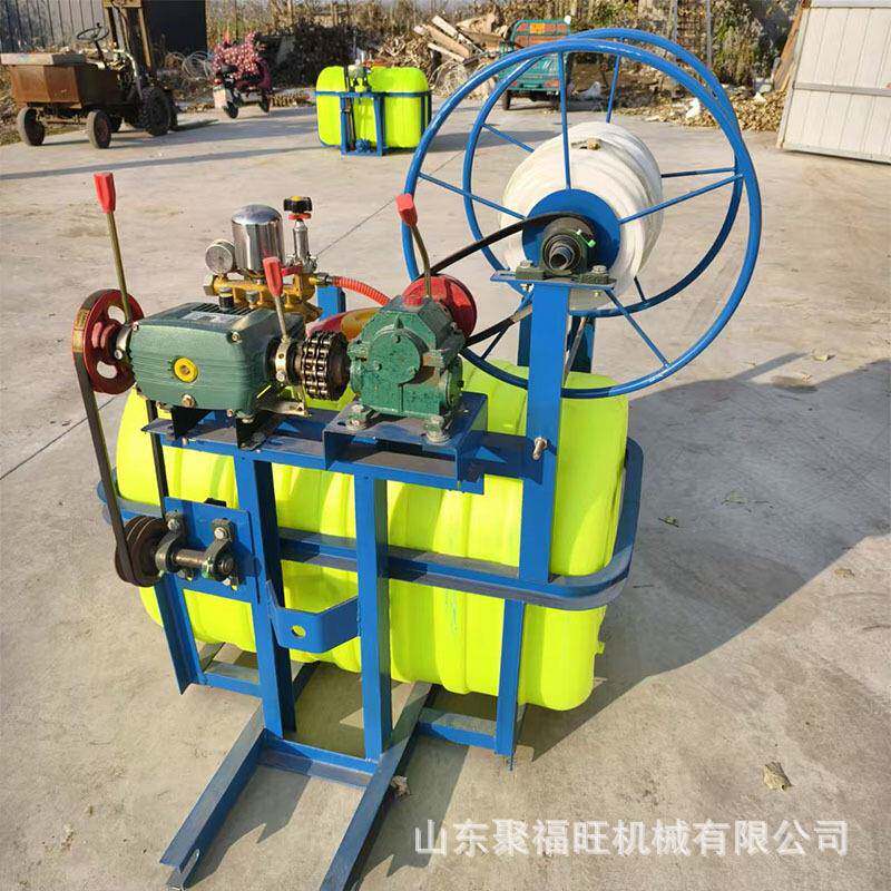 四轮悬挂自动收管打药机宽幅玉米辣椒地喷雾机小麦折叠喷药机