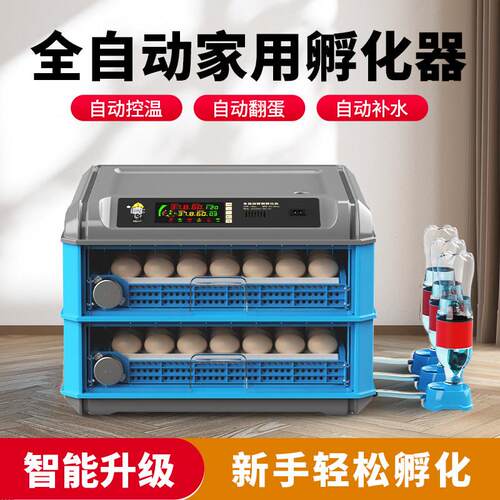 孵化器孵蛋器家用小型全自动芦丁鸡孵蛋机鸡鸭鹅孵化箱智能孵化机