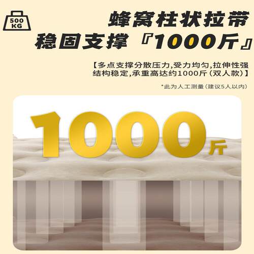 充气床床自动帐叠篷户外露营睡垫打地铺便携冲气垫MANTU029床垫折