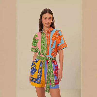 Asian linen jumpsuit for women 亚亚麻连体衣裤女