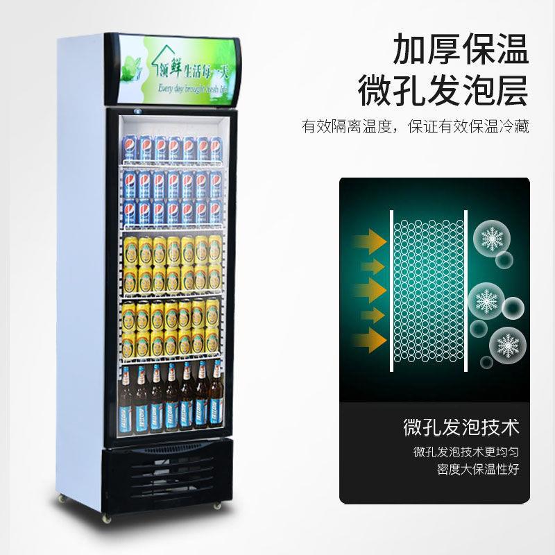 饮啤展柜商用冷藏XRC保示鲜料柜立冰柜便利式店超市小卖部单双冷