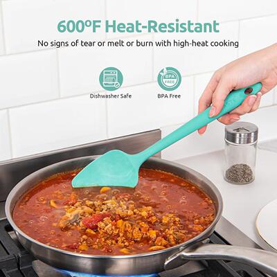Silicone Rubber Spatula Set Kitchen Baking Cooking Mixing