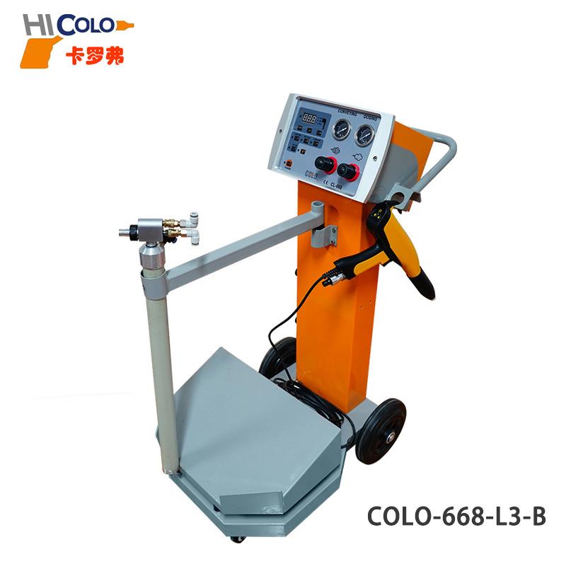 智能型震动型手动静电粉末喷涂机COLO-668-B方便换色静电喷粉设