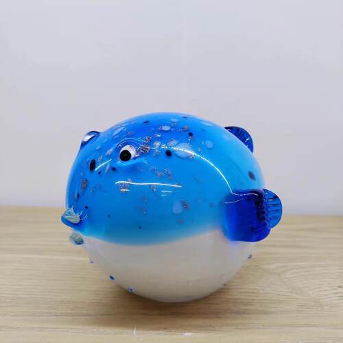 玻璃亲嘴鱼对吻鱼摆件创意北欧简约玄关摆件现代轻奢软装家居饰品