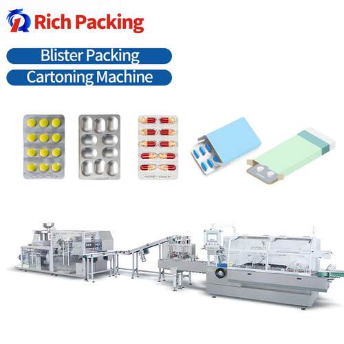 260 Roller Packaging Blister Packing Cartoning Machine Line