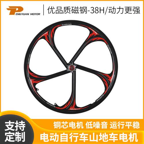 PY-03-24''-04镁合金一体轮电机电动自行车山地车电机