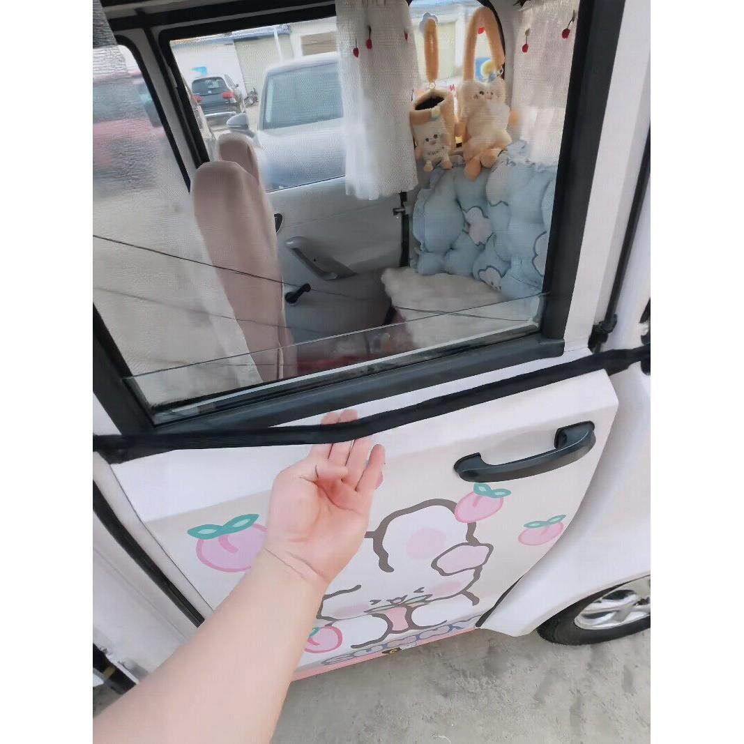 车窗防蚊网电动四轮车专用防晒遮阳通风挡光蚊帐车内隐私窗帘蚊帐