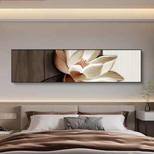 挂画大气卧房装饰画壁画画轻奢间宿现代花卉朵酒店民主卧室床头